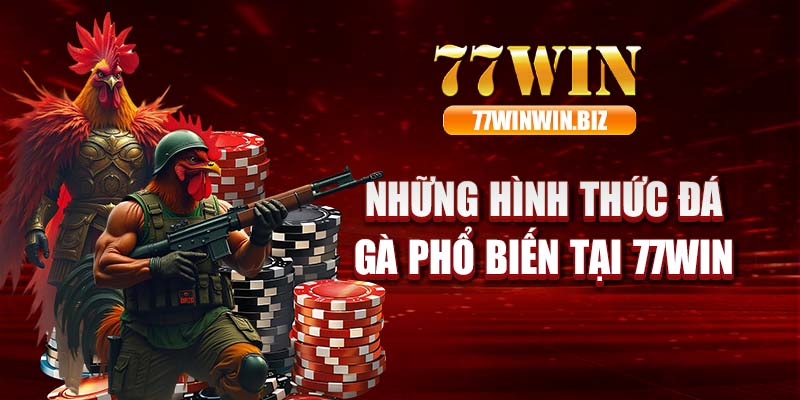 Những hình thức đá gà phổ biến tại 77win  